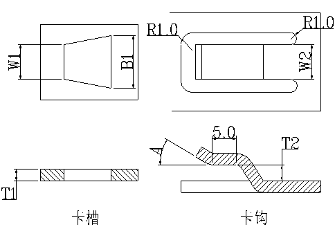 卡鉤卡位